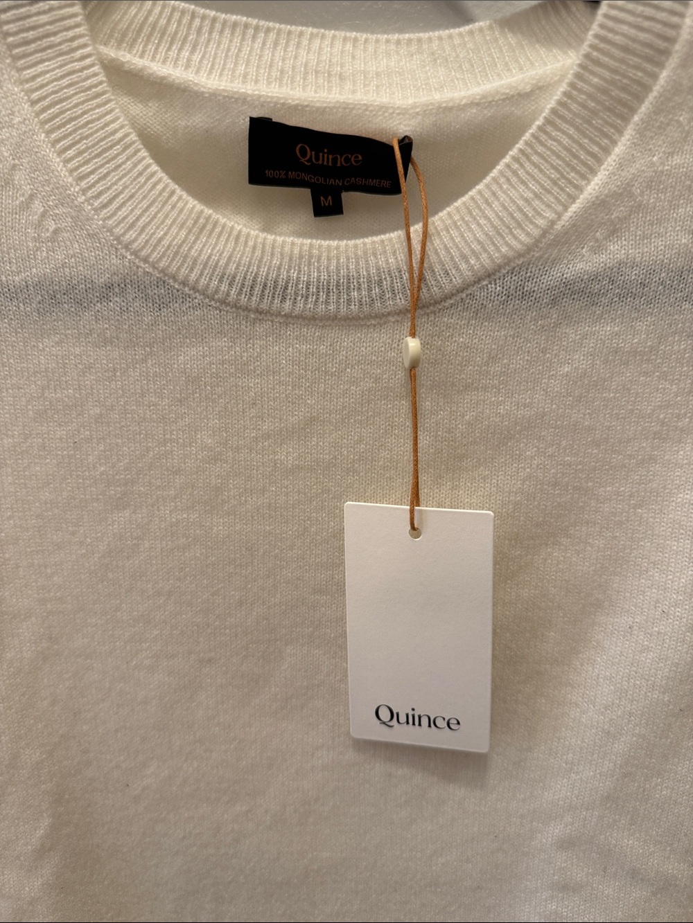 NWT Quince Mongolian Cashmere Tee - Picture 5 of 5
